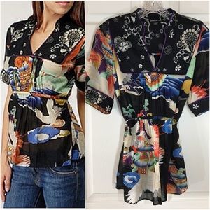 Lucky Brand | Japanese Style Kimono Blouse